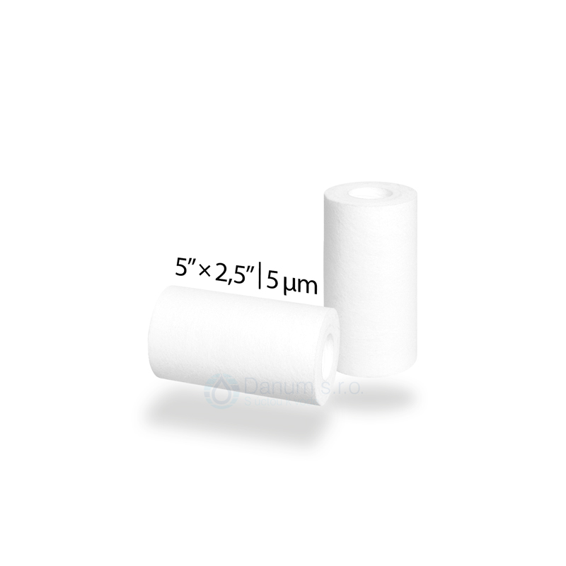 Replacement PP filter cartridge - pressed | 5” × 2,5” | 5 µm