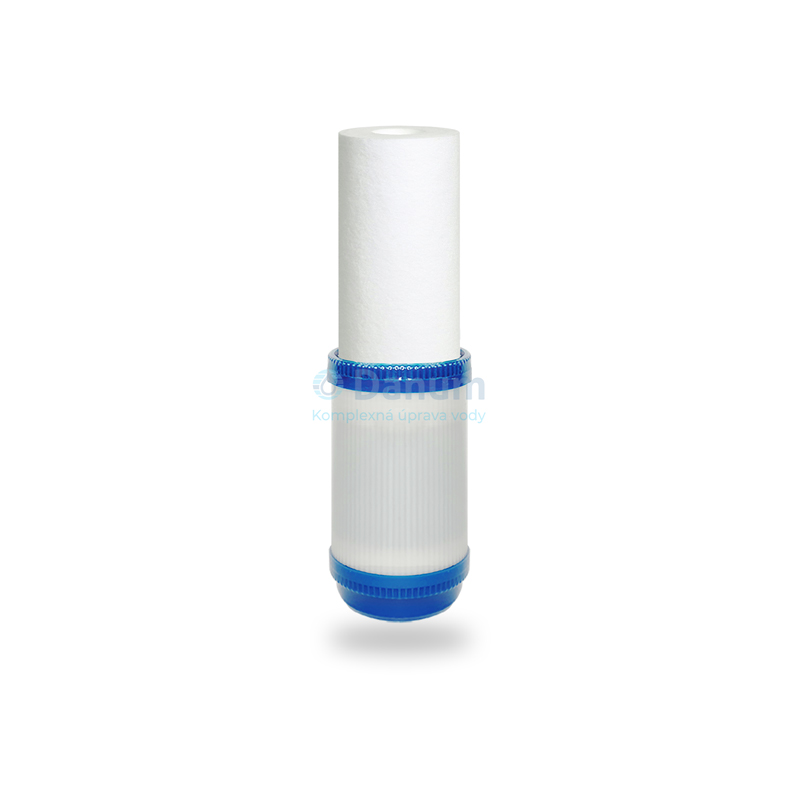 Combined activated carbon and polypropylene filter cartridge