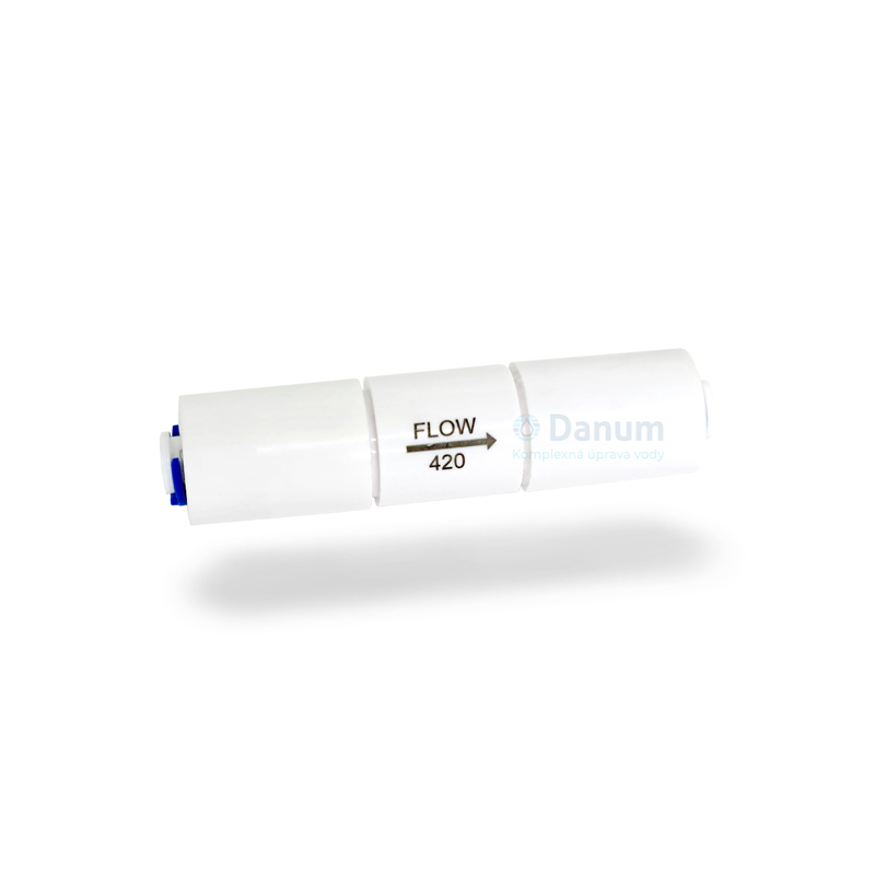 In-line obmedzovač prietoku 1/4", 420 cc/min.