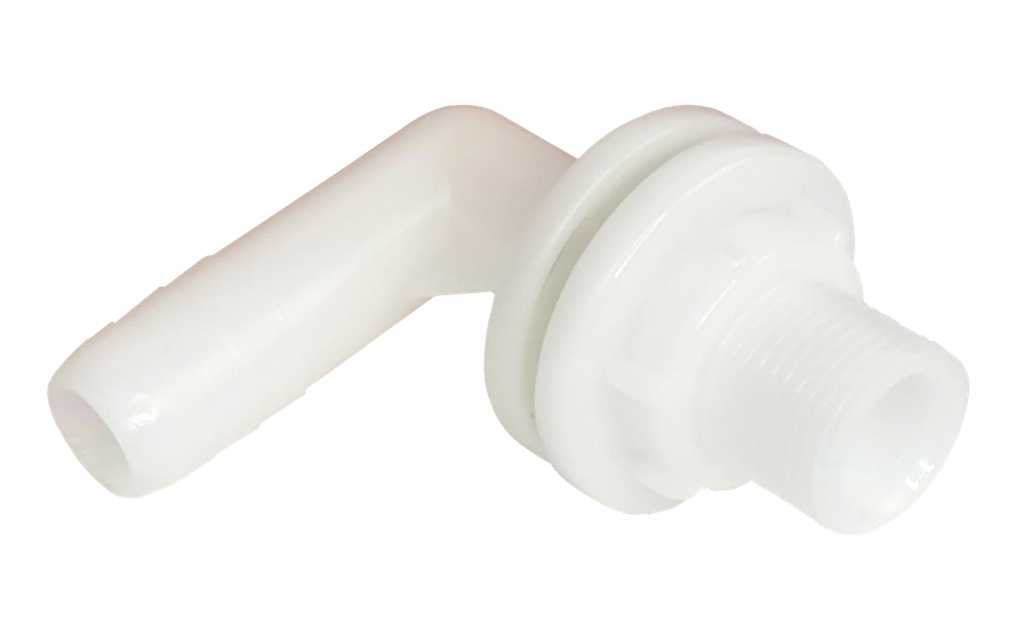 Prepadové koleno - plastový hadičník 1/2"