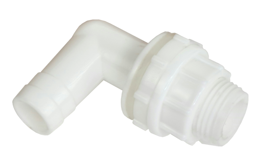 Prepadové koleno - plastový hadičník 3/4"