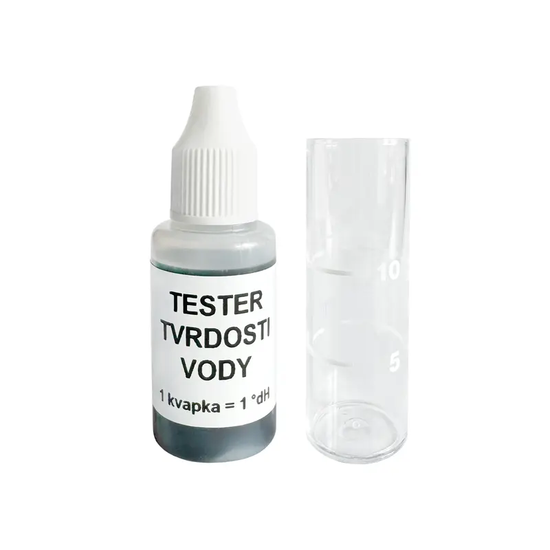 Kvapkový tester tvrdosti vody titračnou metódou, set,  15 ml