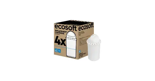 [slim-f4] Sada 4 náhradných filtračných vložiek pre kanvicu Ecosoft Slim