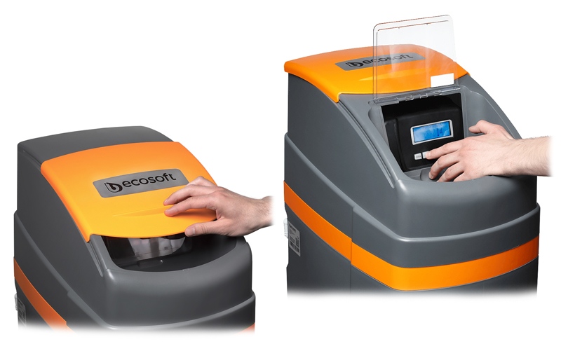 Otvor zmäkčovača Titanium Gold 370 pre údržbu