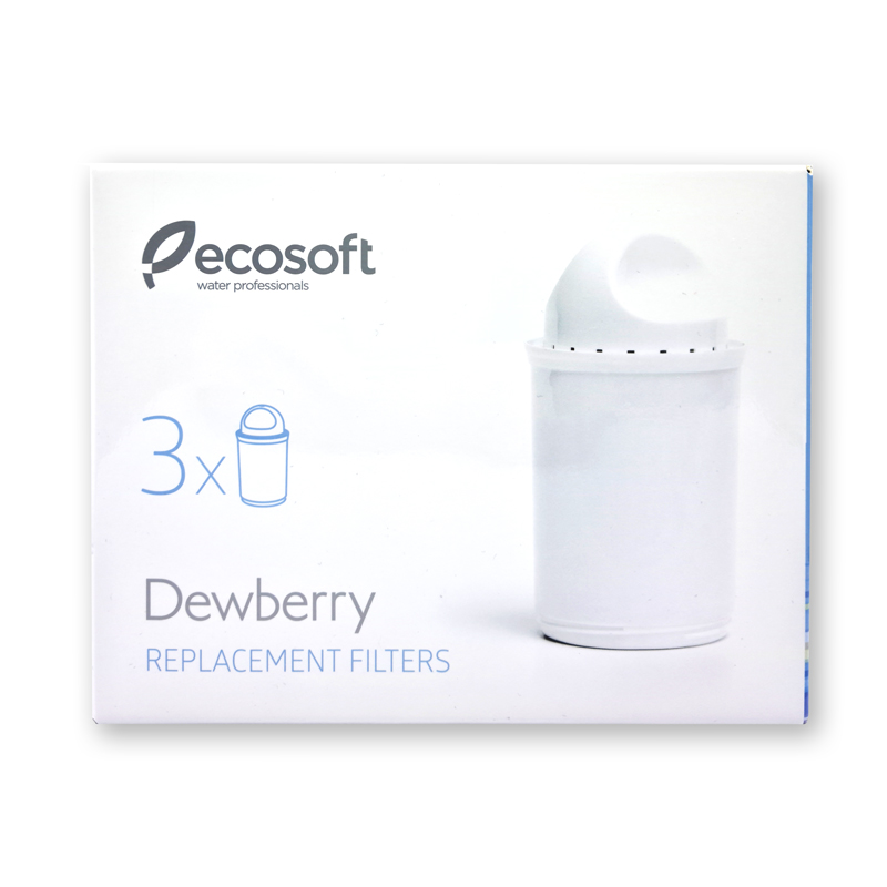 Náhradná vložka ECOSoft DewFilt do kanvici DewBerry Slim - 3 ks/krabica