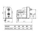 Čerpadlo GRUNDFOS SCALA2 rozmery