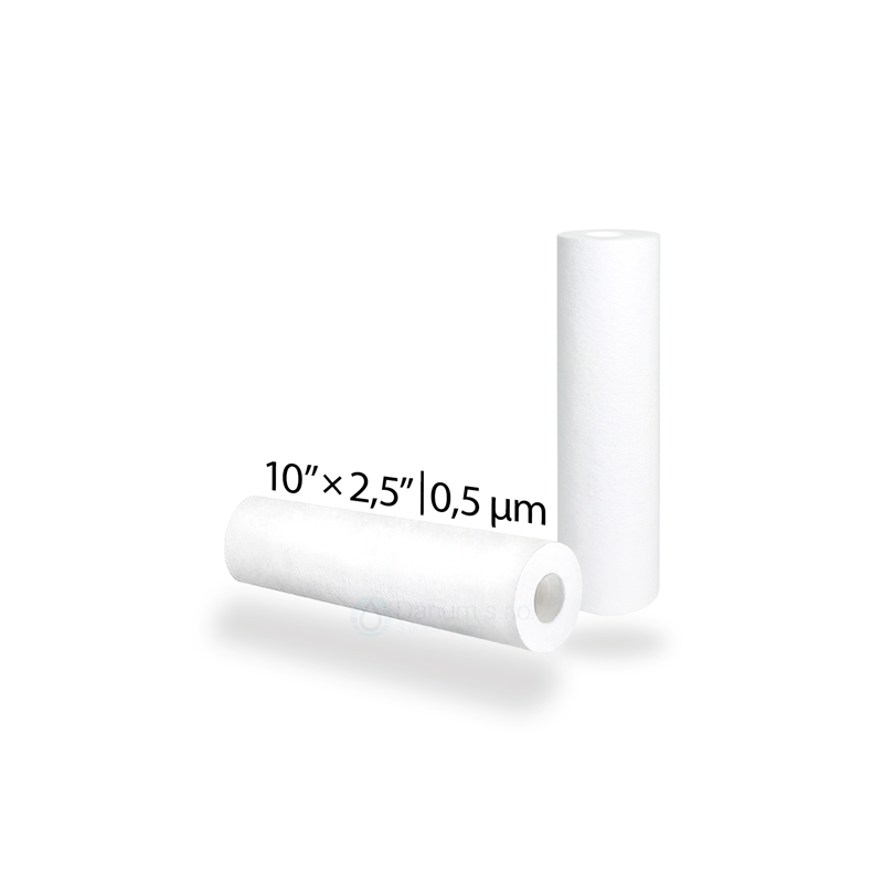 Náhradná filtračná PP vložka - lisovaná | 10” × 2,5” | 0,5 µm