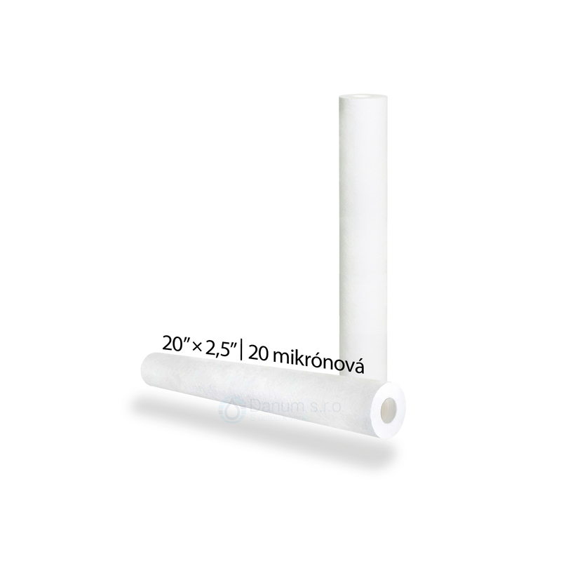 Náhradná filtračná PP vložka - lisovaná | 20” × 2,5” | 20 µm