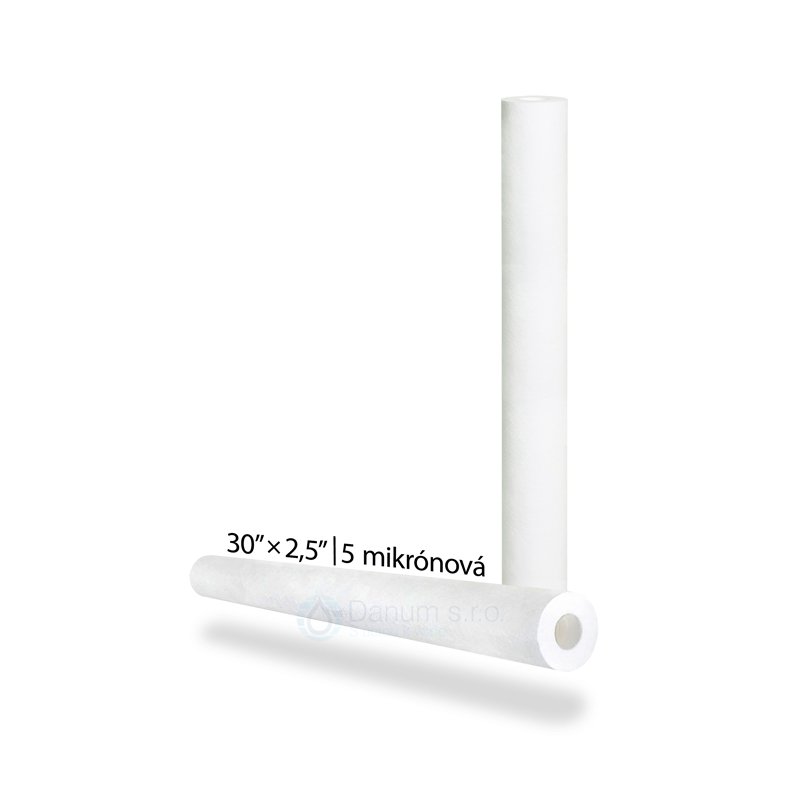 Náhradná filtračná PP vložka - lisovaná | 30” × 2,5” | 5 µm