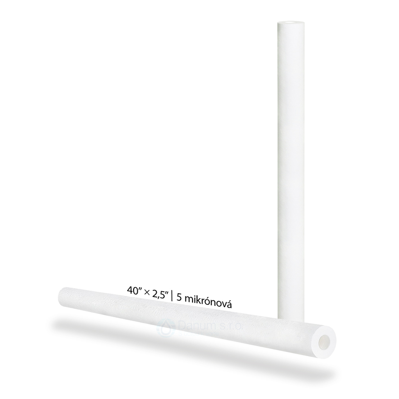 Replacement PP filter cartridge - pressed | 40” × 2,5” | 5 µm