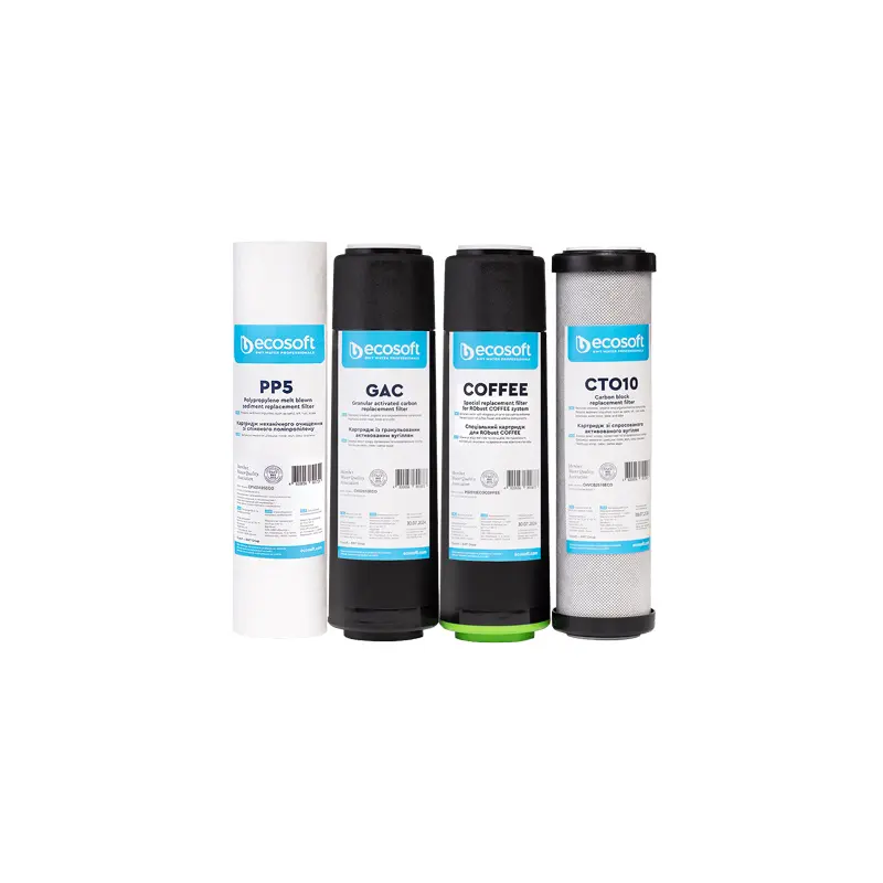 Set of replacement filter cartridges for RObust PRO