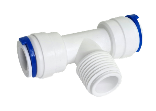 T-kus rýchlospojka s vonkajším závitom 1/4"-1/4"-1/4"