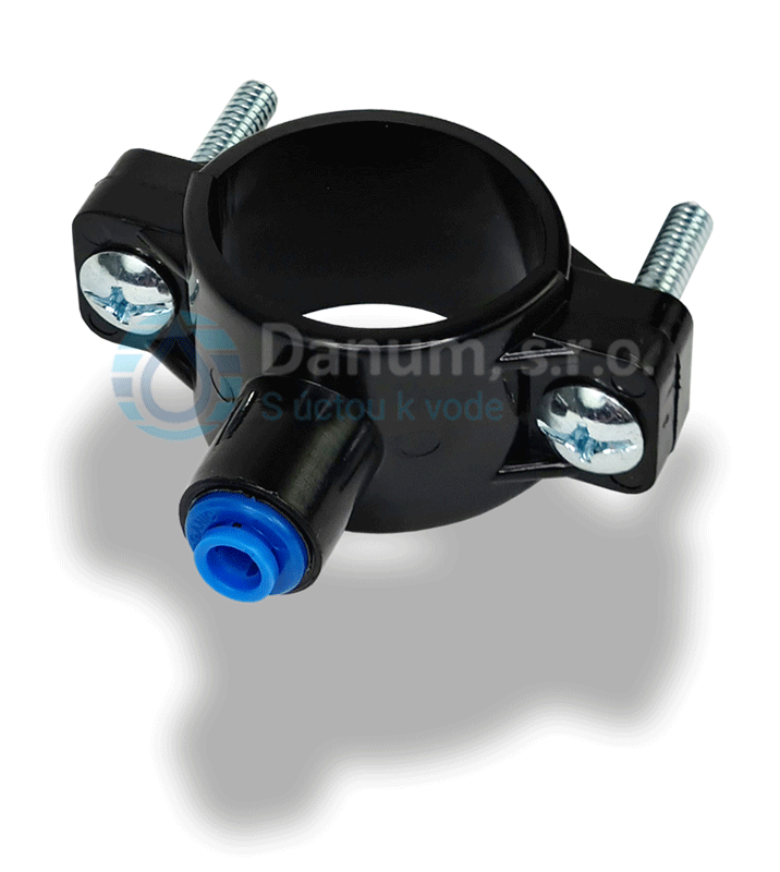 Drain connector (clamp) 1/4", 40 mm