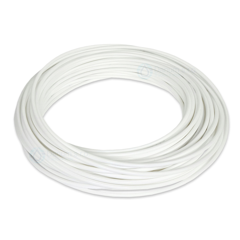 PE hadica biela 1/4"
