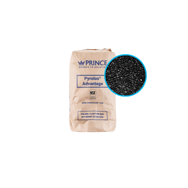 Pyrolox Advantage iron and manganese removal filter media 13,6 l/19 kg/bag