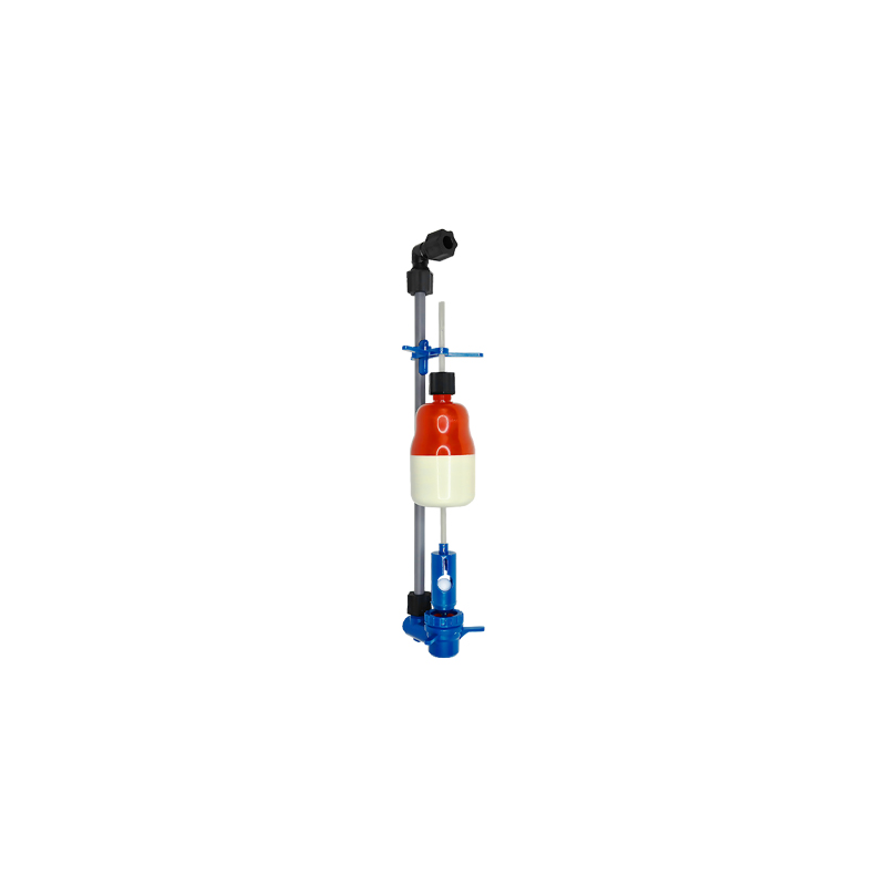 14" brine valve with floater and 3/8" elbow