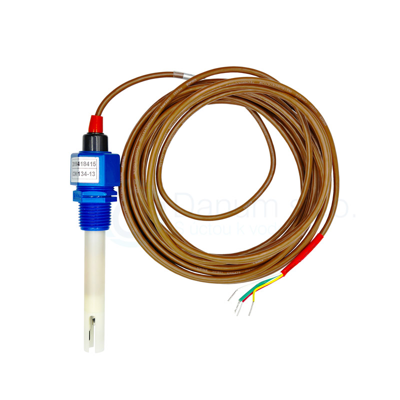 Prístroj na meranie vodivosti so snímačom a LCD di