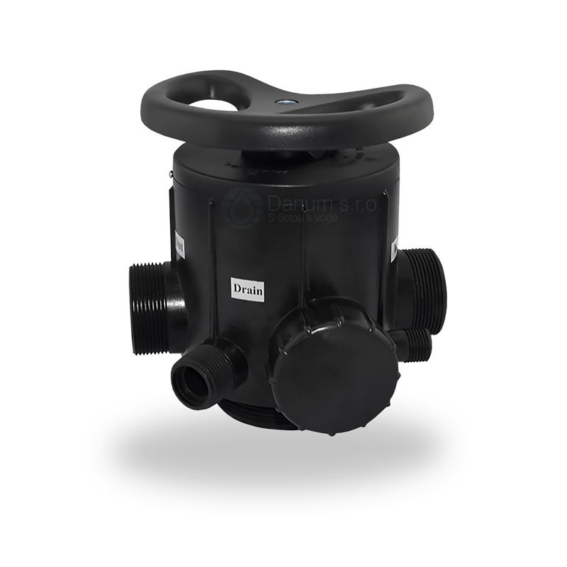 Manuálny zmäkčovací ventil 2", horné pripojenie -