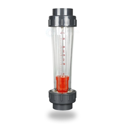 Priemyselný prietokomer vody 16-160 L/h Inline