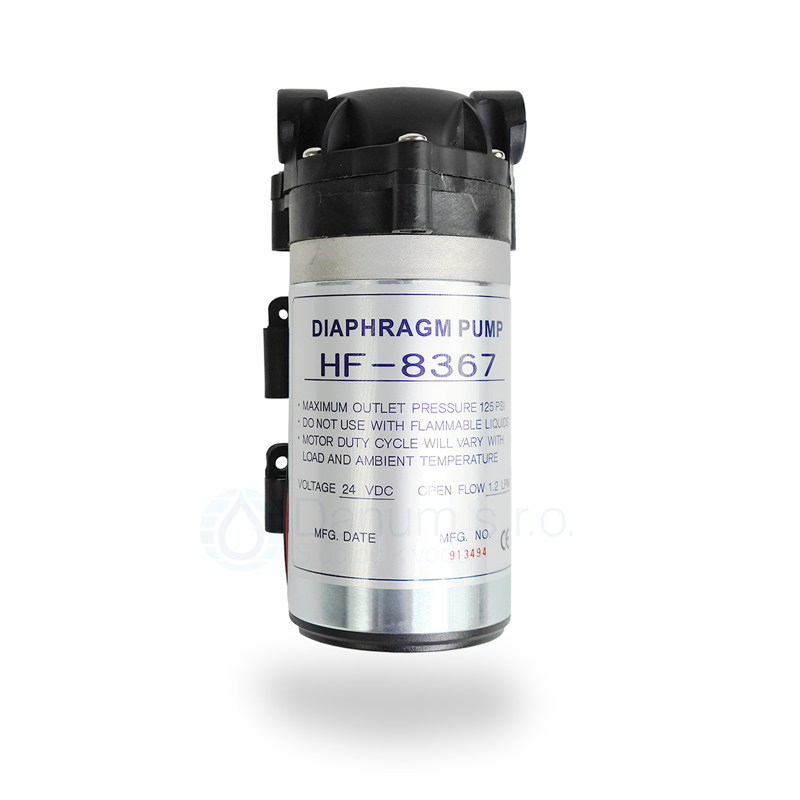 Čerpadlo na zvýšenie tlaku pre RO filtre -1,2 l/m, 24V