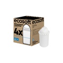 Sada 4 náhradných filtračných vložiek pre filtračnú kanvicu Ecosoft Slim