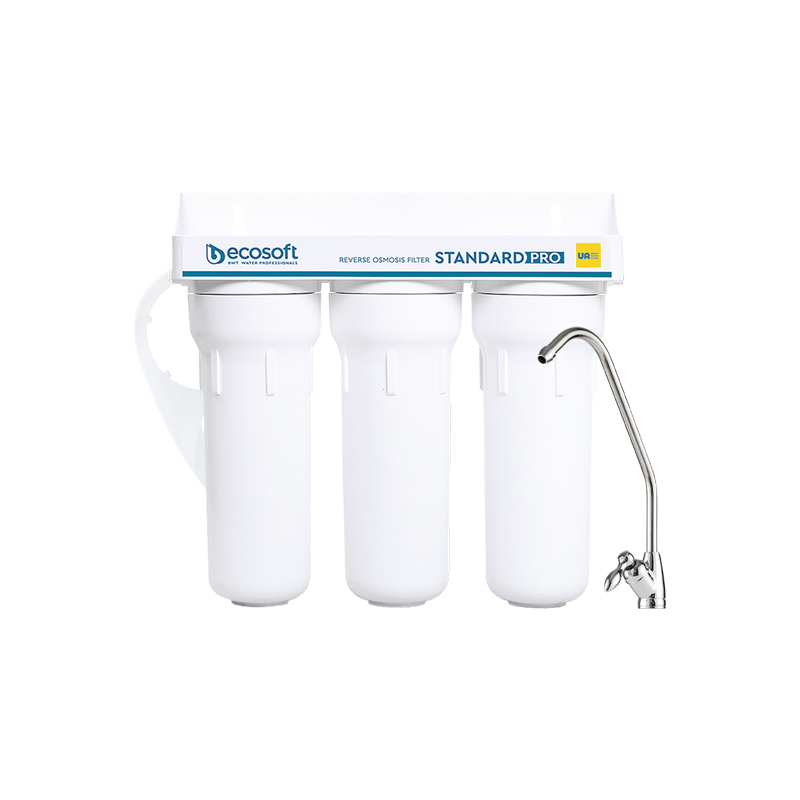 Three-stage kitchen WATER filter Ecosoft STANDARD