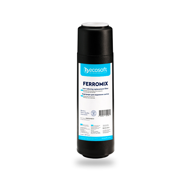 Replacement Water Filter Cartridge for iron reduction 10"×2,5"