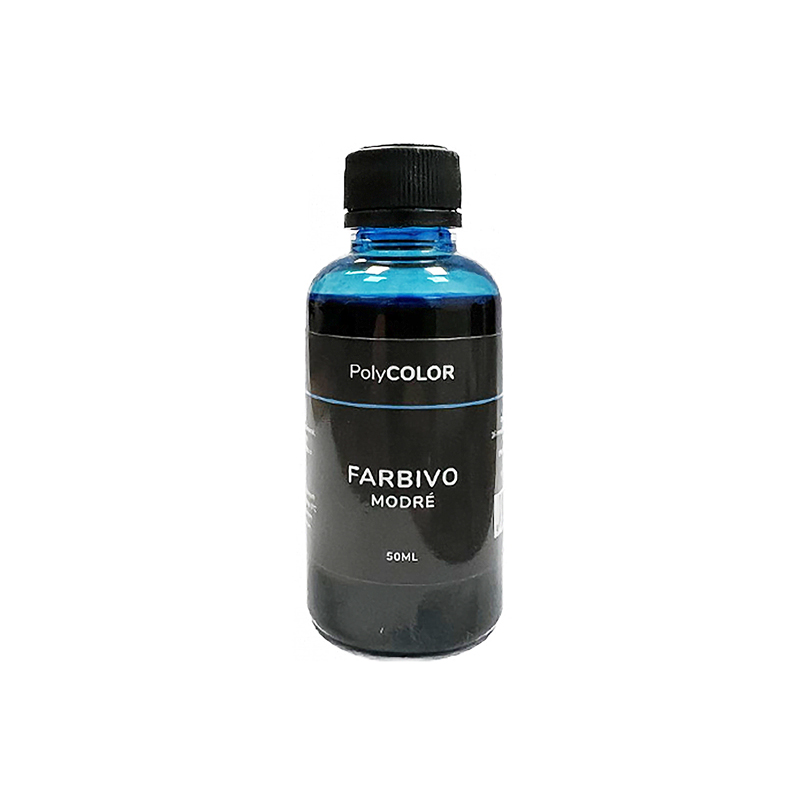 Modré farbivo do vody Poly COLOR, 50 ml