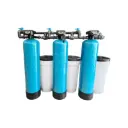 Three-module industrial water softener HydroSoft Triplex 10,8 m³/h