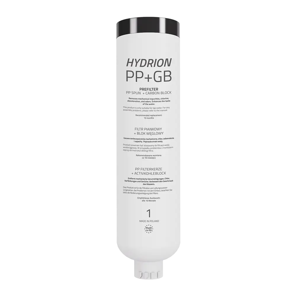 HYDRION – vstupná filtračná vložka 4v1 (sediment + uhlík + ochrana systému)