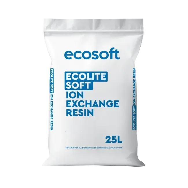 Ecolite Soft Na strong acid cation exchange resin, 25 l/bag