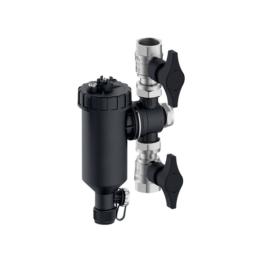 [SP-P1] Magnetický mechanický filter s rotačným pripojením pre kotly a tepelné čerpadlá