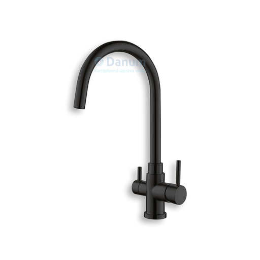 [BAT3-U/BCK] Three-way kitchen faucet DUNAJ, black