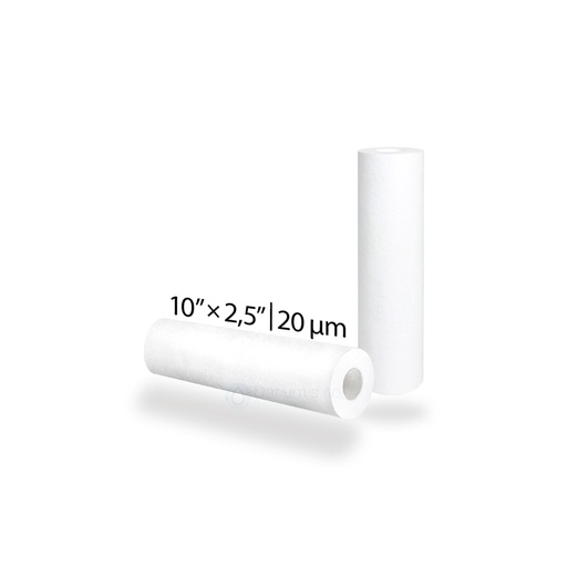 [PPS-1020] Náhradná filtračná PP vložka - lisovaná | 10” × 2,5” | 20 µm