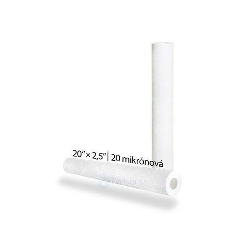 [PPS-2020] Náhradná filtračná PP vložka - lisovaná | 20” × 2,5” | 20 µm