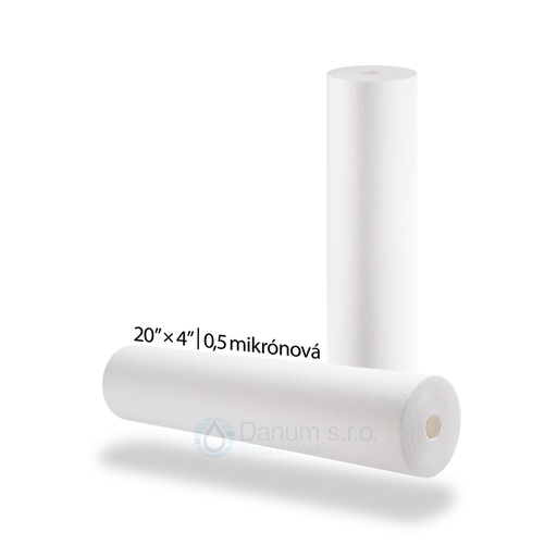 [PPS-20B005] Náhradná filtračná BigBlue vložka - lisovaná, PP | 20” × 4” | 0,5 µm