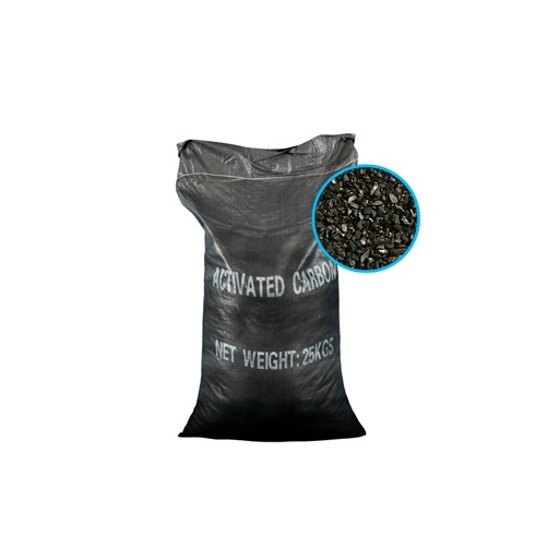 [GAC-0830-800] Granulované aktívne uhlie | Typ 8×30, 800 mg/g | 56 l/25kg/vrece