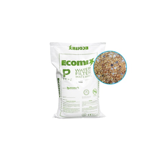 [Ecomix-P] Viacúčelová filtračná hmota ECOMIX P 25l/18,75kg/vrece