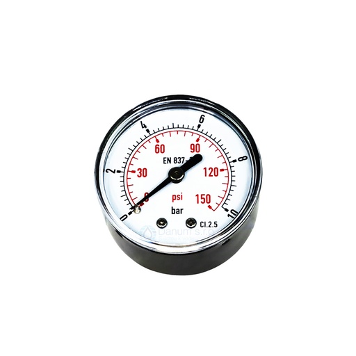 [MM-50/10H] Manometer 1/4" zadným pripojením - d50 | 10 bar