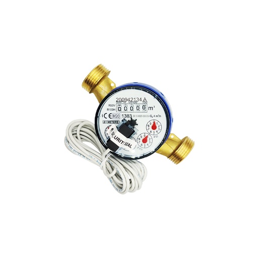 [WM-034-Simp] Impulse water meter SIMPLE 3/4" for dosing pump 