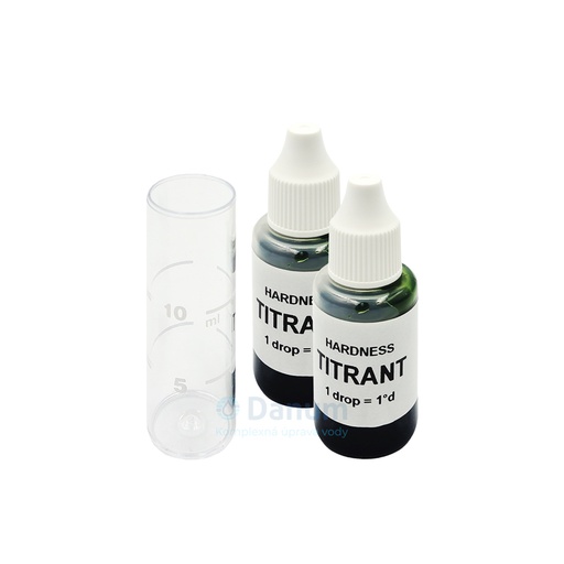 [ScaleDrop Duo] Kvapkový tester tvrdosti vody titračnou metódou, 2 fľaškový set, 2 × 15 ml