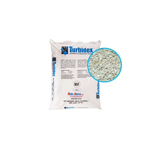 [A8023] Hyperfiltračná hmota, prírodný zeolit Turbidex | 28,3 l/22,7 kg/vrece