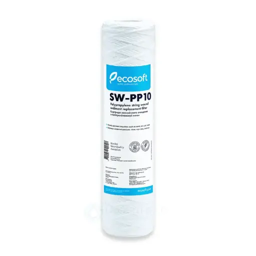 [PPV10] Náhradná filtračná vložka 2,5"×10", vinutý PP, 10 micron