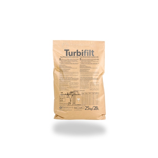 [TF-0510] Hyperfiltračná hmota Turbifilt na pitnú vodu 0,5 - 1,0 mm | 28 l/25 kg/vrece