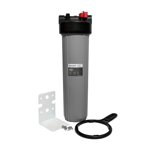 [BB20/1-K] Sedimental Water Filter Housing Big Blue 20" in complete set,  without cartridge